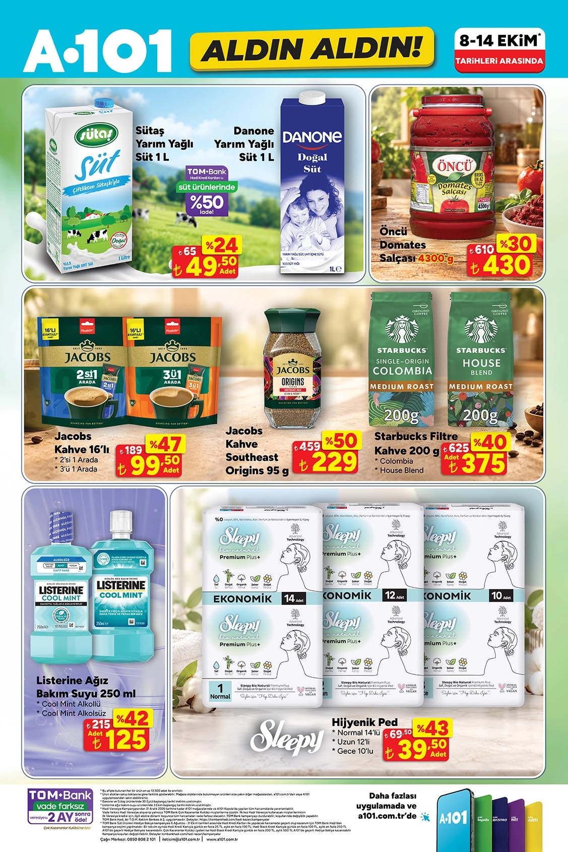 A101 8 Ekim 2026 aktüel katalog sayfa 1