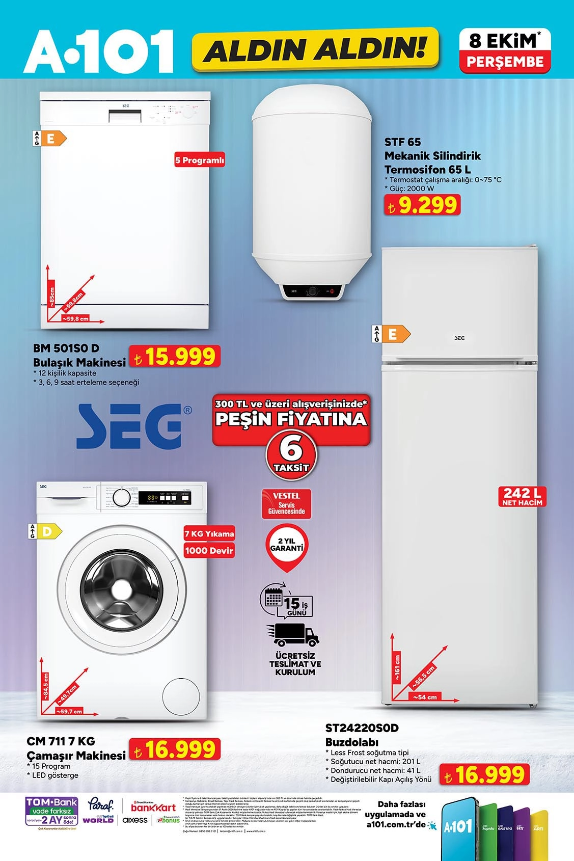 A101 8 Ekim 2026 aktüel katalog sayfa 5
