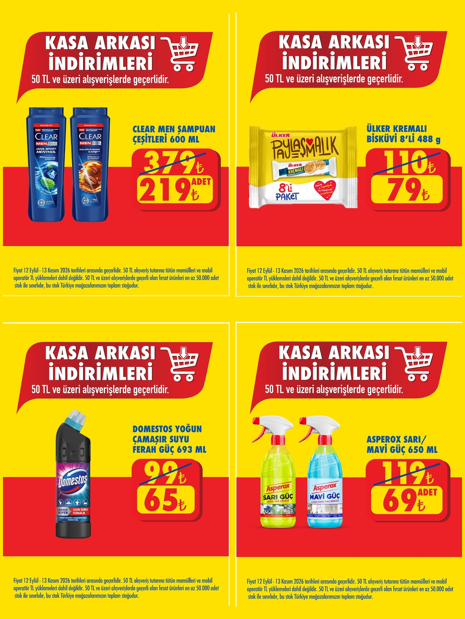 ŞOK 12 Eylül 2026 aktüel katalog sayfa 1