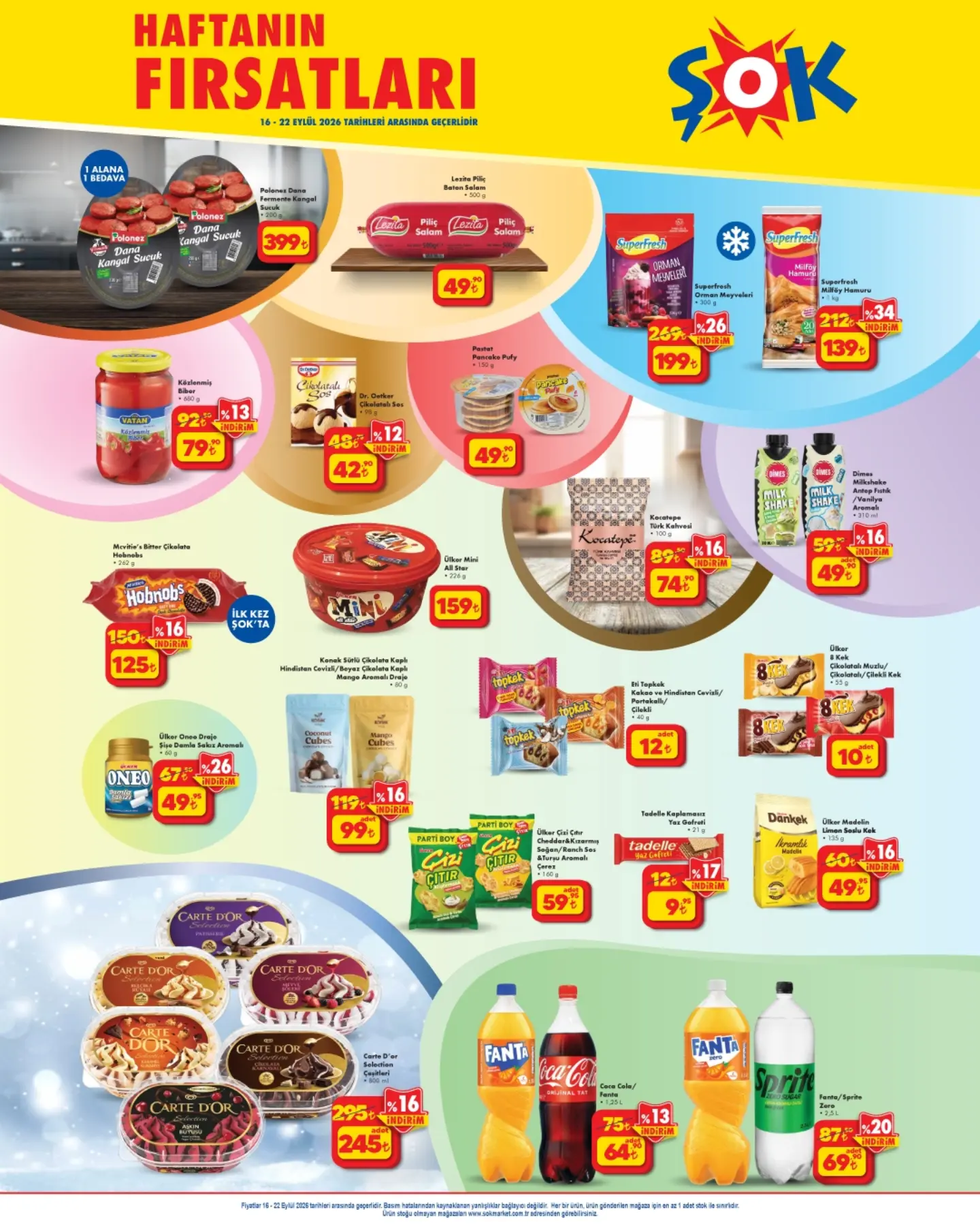 ŞOK 16 Eylül 2026 aktüel katalog sayfa 1