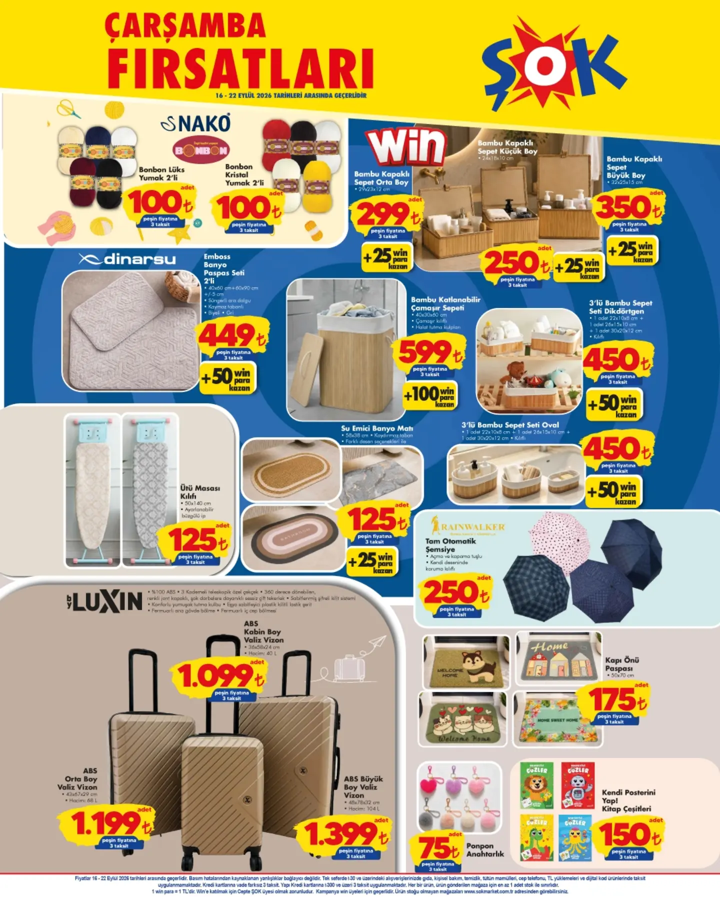 ŞOK 16 Eylül 2026 aktüel katalog sayfa 3