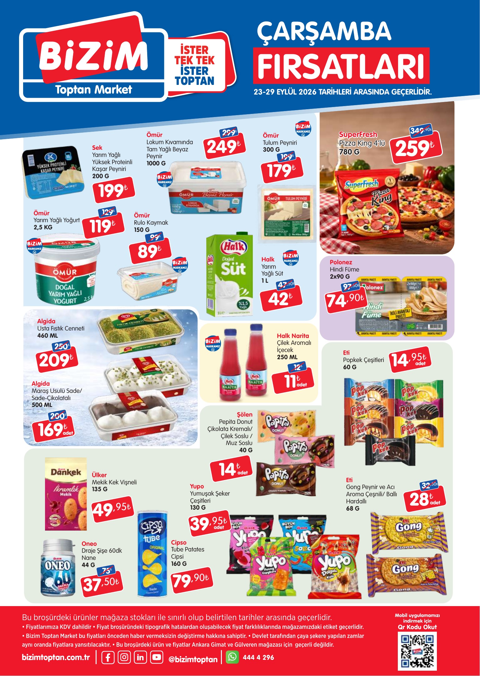 Bizim Toptan Market 23 Eylül 2026 aktüel katalog sayfa 1