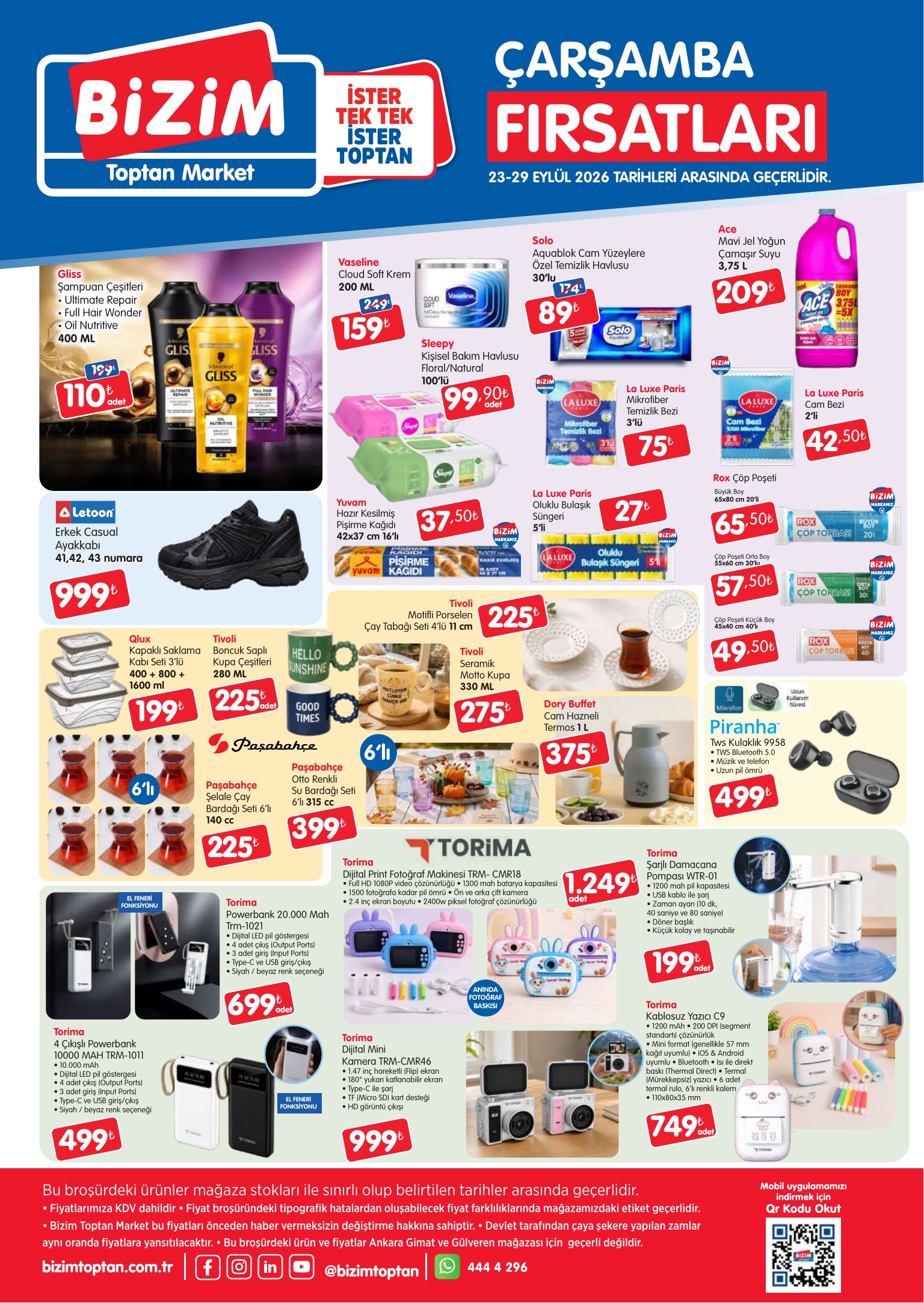 Bizim Toptan Market 23 Eylül 2026 aktüel katalog sayfa 3
