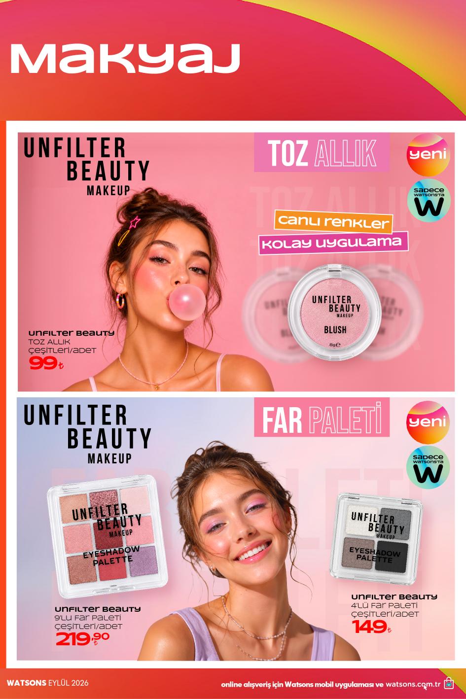 Watsons 1 Eylül 2026 aktüel katalog sayfa 2