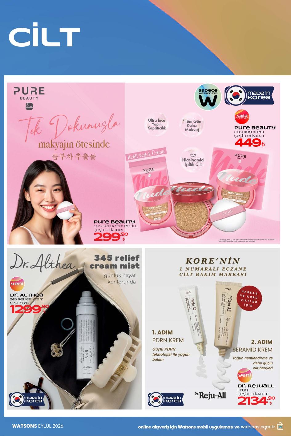 Watsons 1 Eylül 2026 aktüel katalog sayfa 26