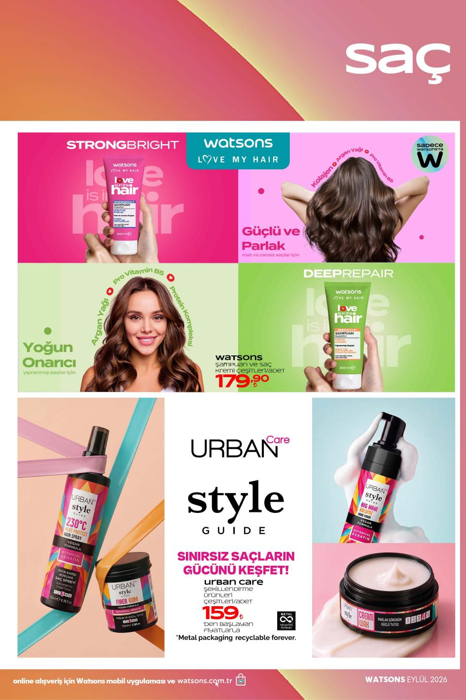 Watsons 1 Eylül 2026 aktüel katalog sayfa 31