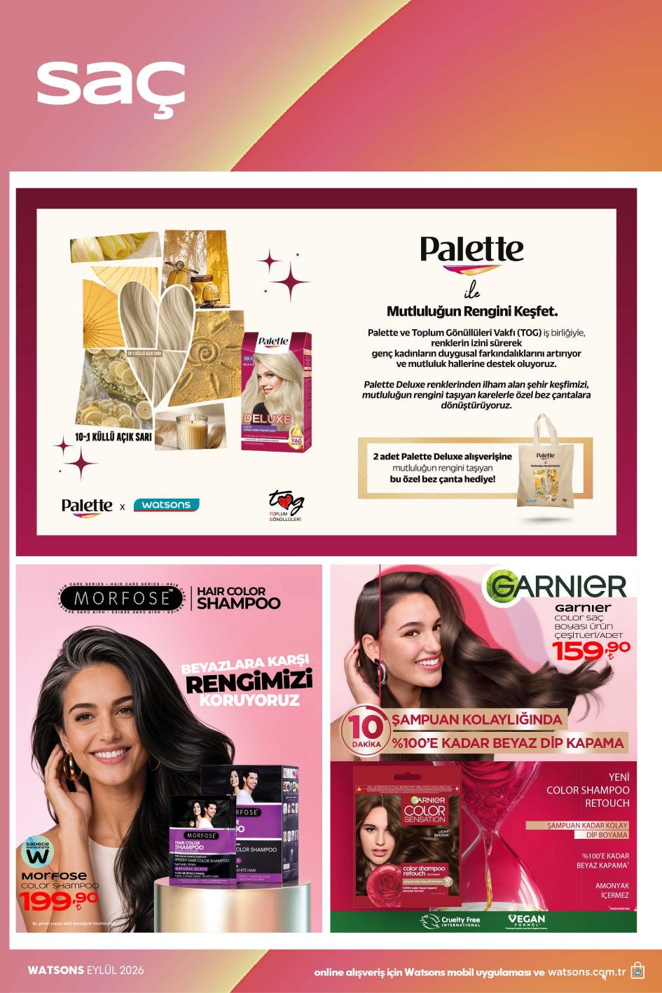 Watsons 1 Eylül 2026 aktüel katalog sayfa 34