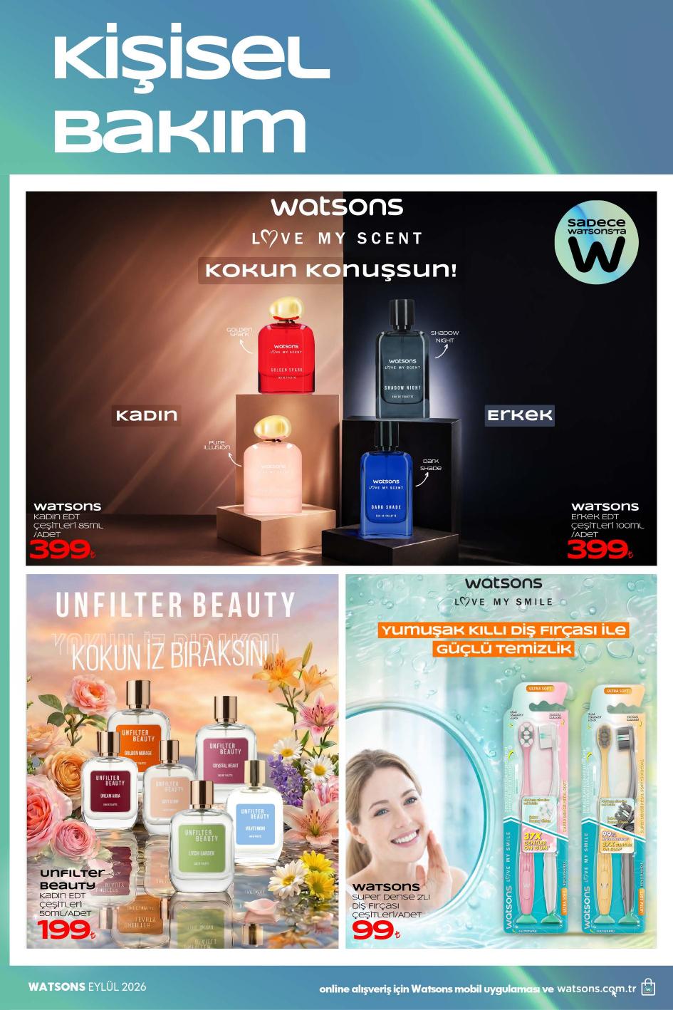 Watsons 1 Eylül 2026 aktüel katalog sayfa 36