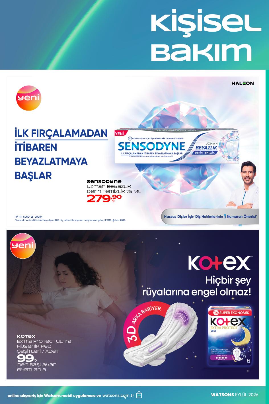 Watsons 1 Eylül 2026 aktüel katalog sayfa 39