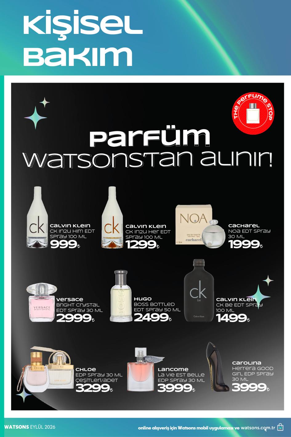 Watsons 1 Eylül 2026 aktüel katalog sayfa 40
