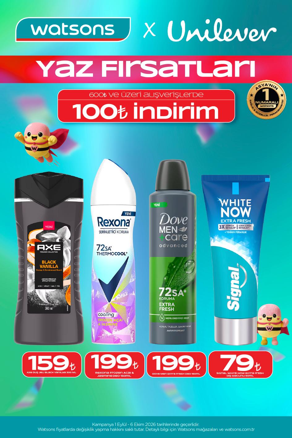 Watsons 1 Eylül 2026 aktüel katalog sayfa 5