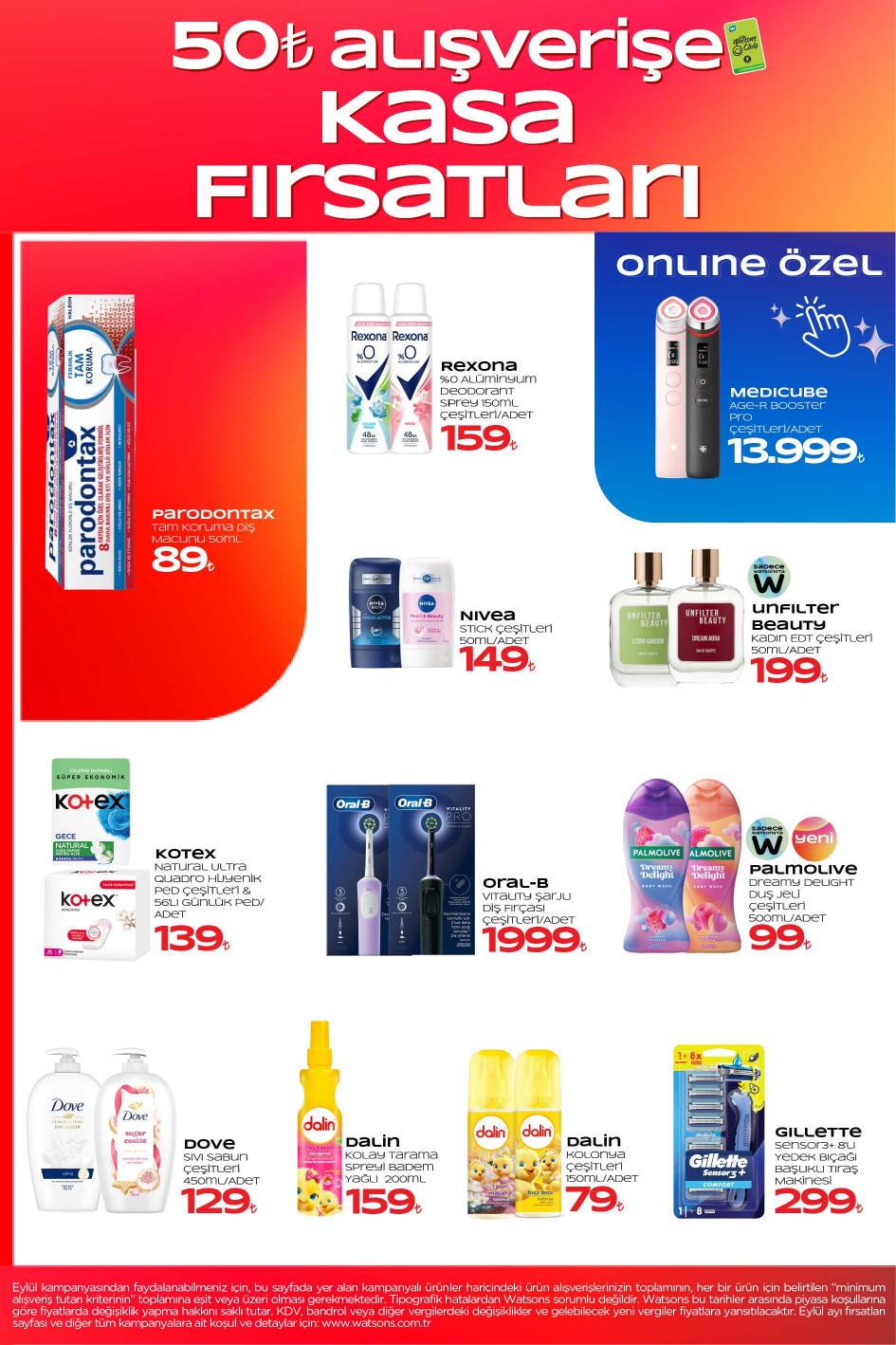 Watsons 1 Eylül 2026 aktüel katalog sayfa 6