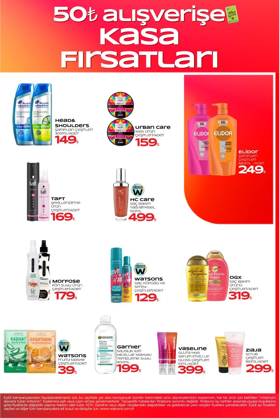 Watsons 1 Eylül 2026 aktüel katalog sayfa 7