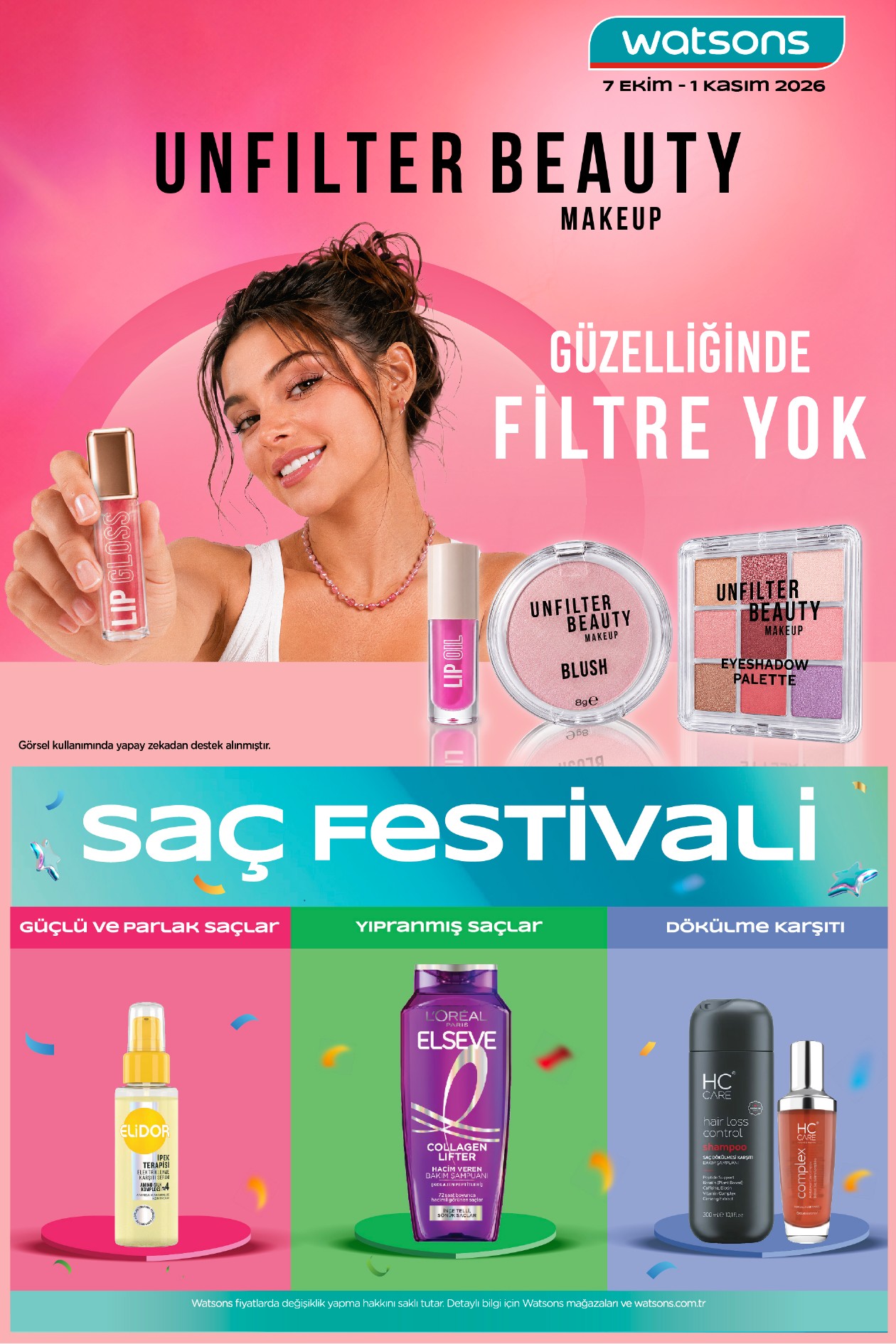 Watsons 7 Ekim 2026 aktüel katalog sayfa 1