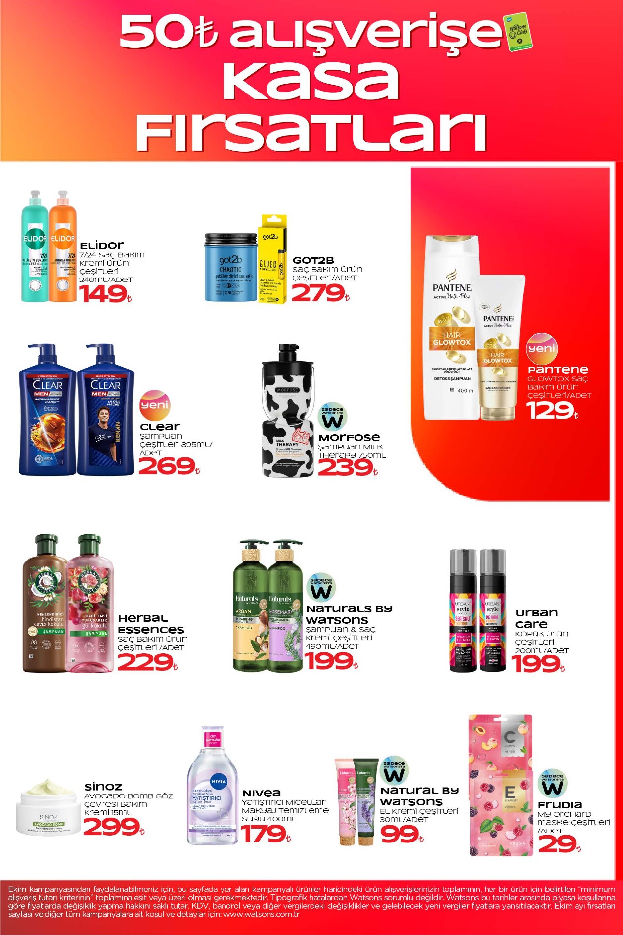 Watsons 7 Ekim 2026 aktüel katalog sayfa 10