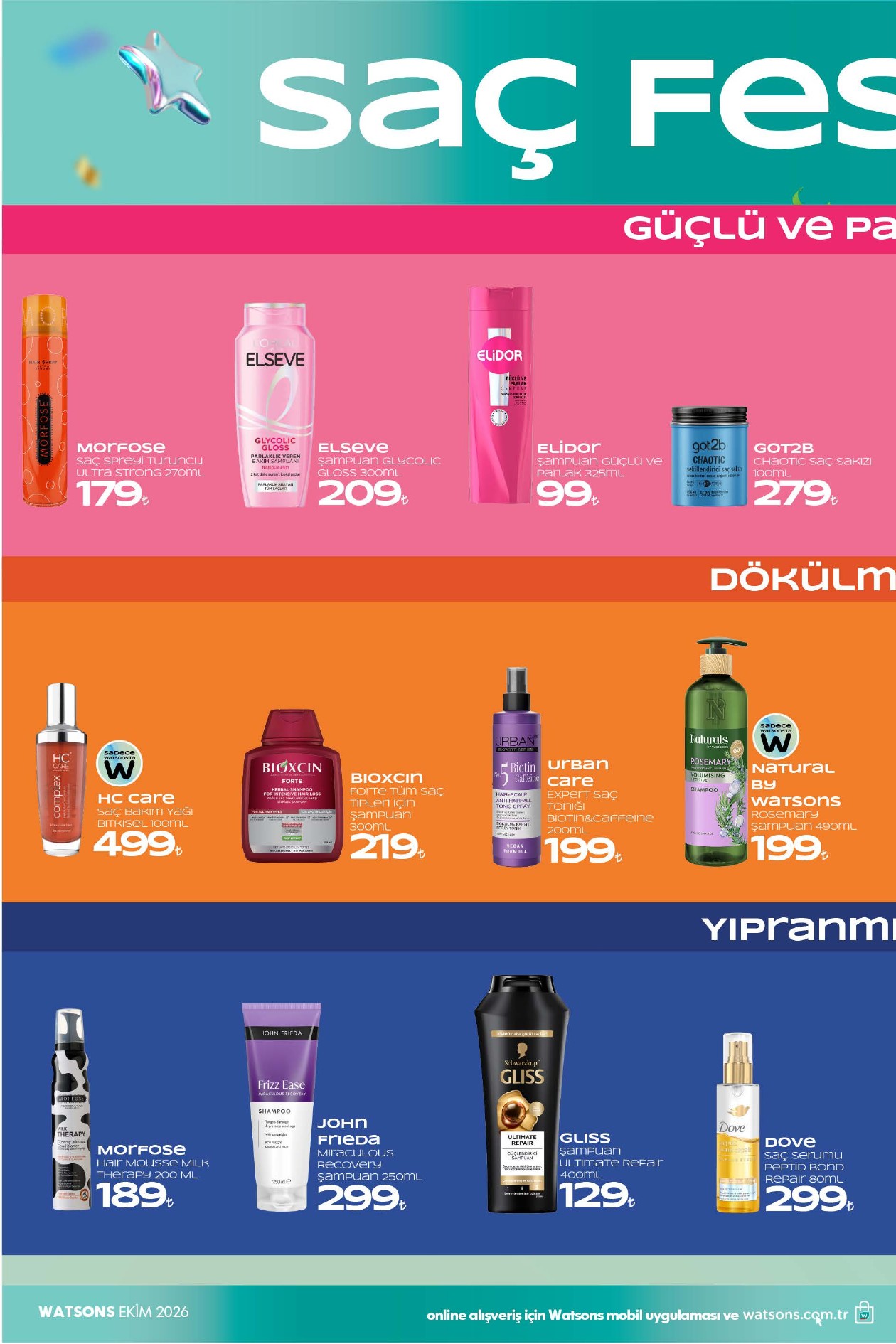Watsons 7 Ekim 2026 aktüel katalog sayfa 12