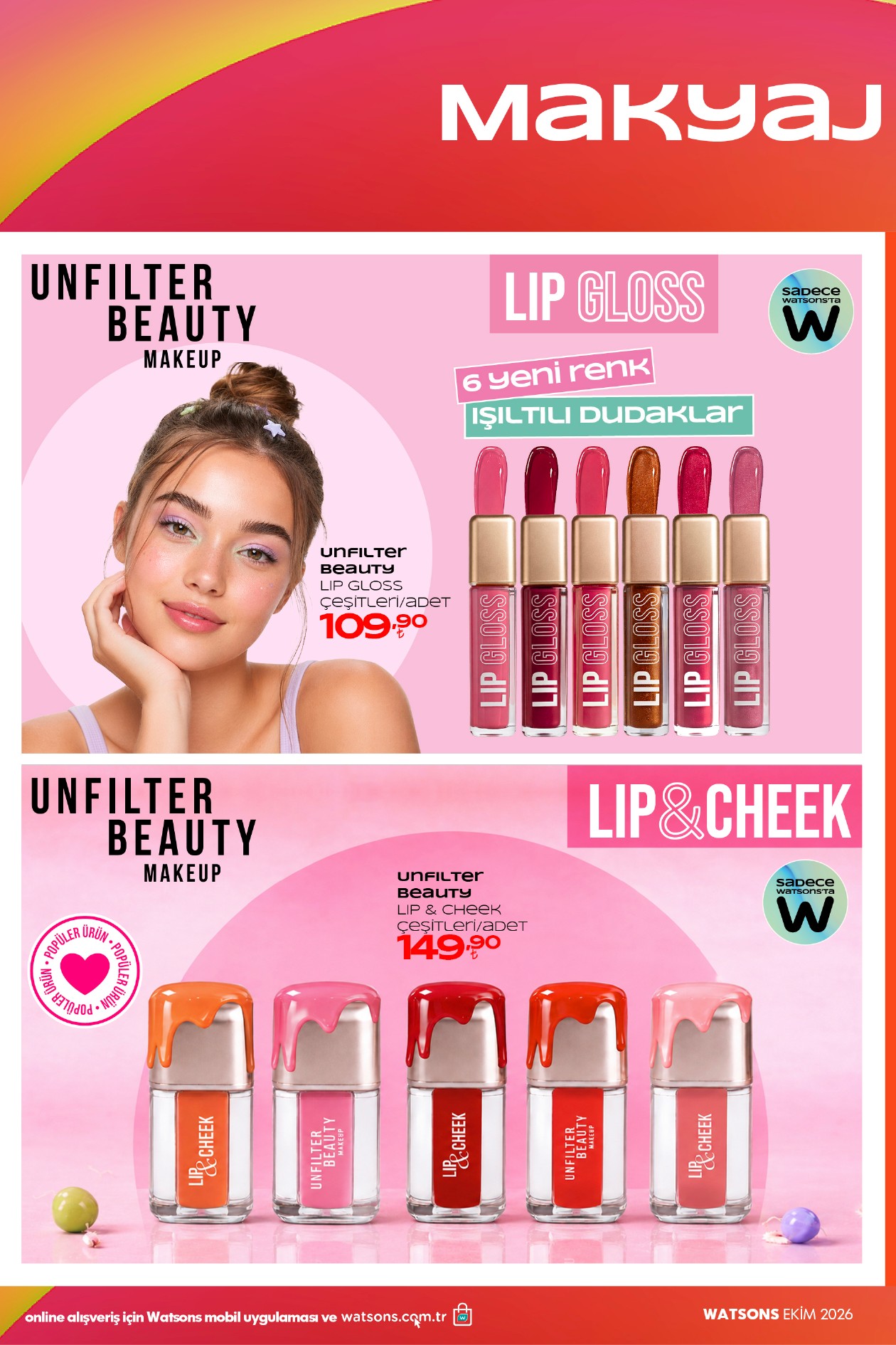Watsons 7 Ekim 2026 aktüel katalog sayfa 14