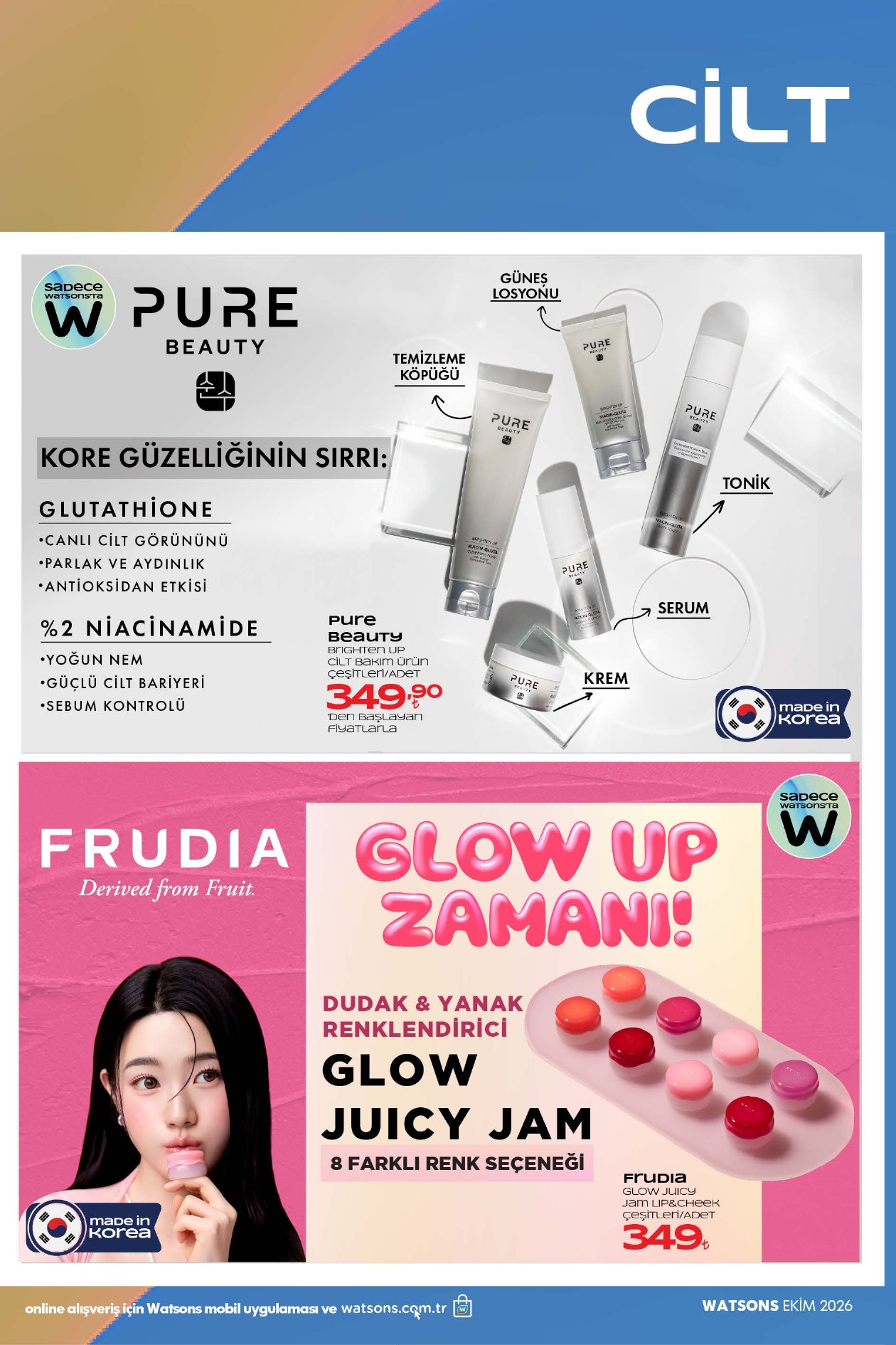 Watsons 7 Ekim 2026 aktüel katalog sayfa 29