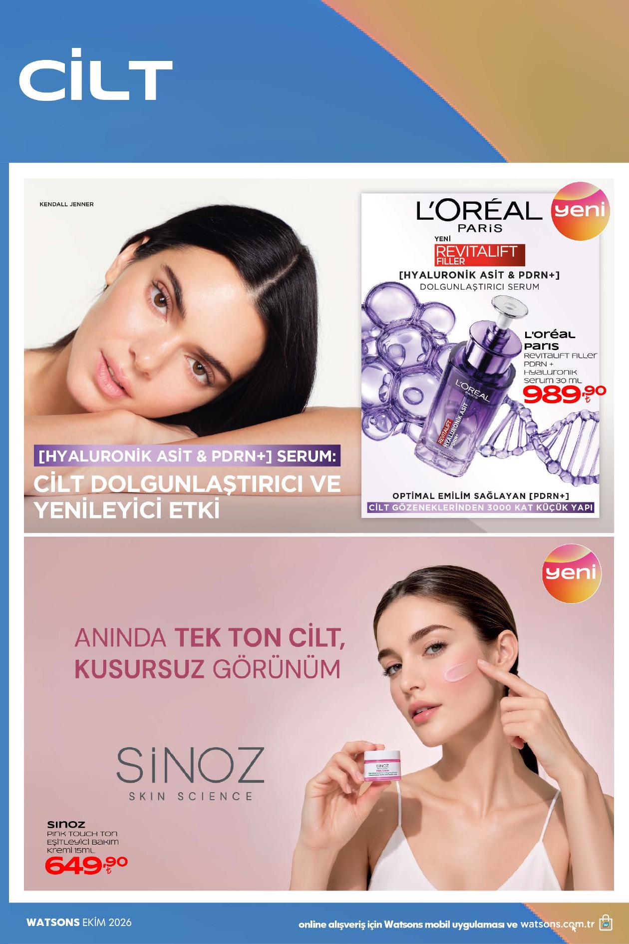 Watsons 7 Ekim 2026 aktüel katalog sayfa 32