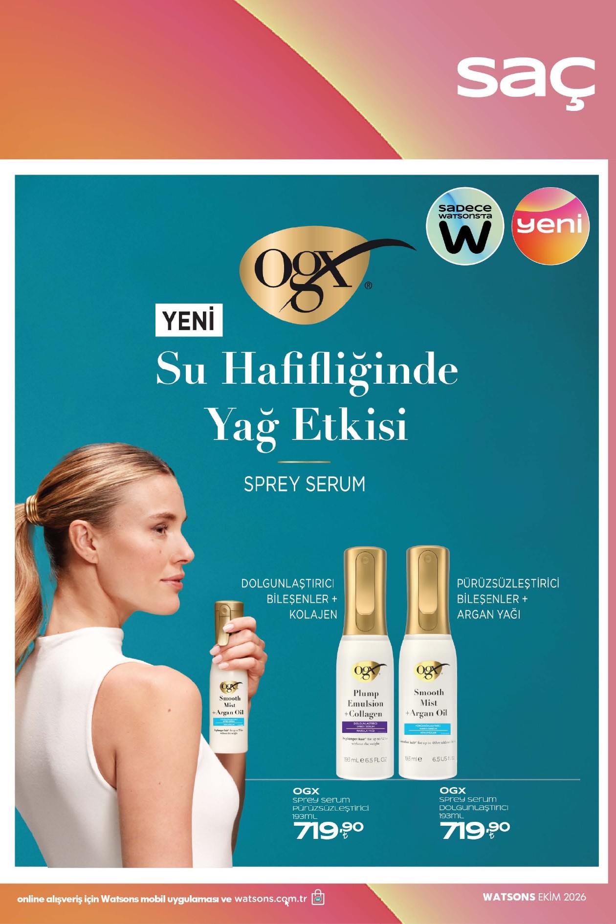 Watsons 7 Ekim 2026 aktüel katalog sayfa 38