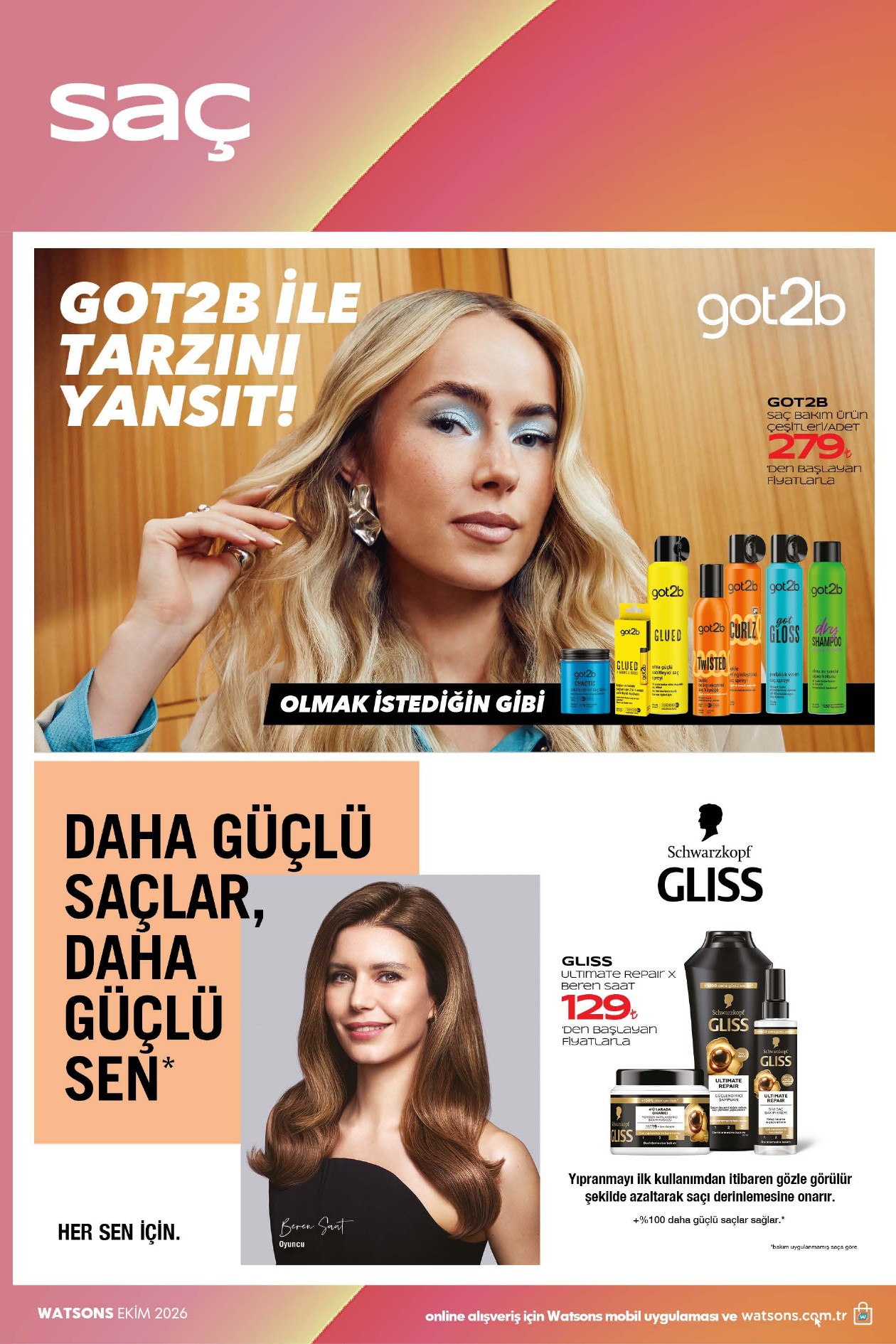 Watsons 7 Ekim 2026 aktüel katalog sayfa 39